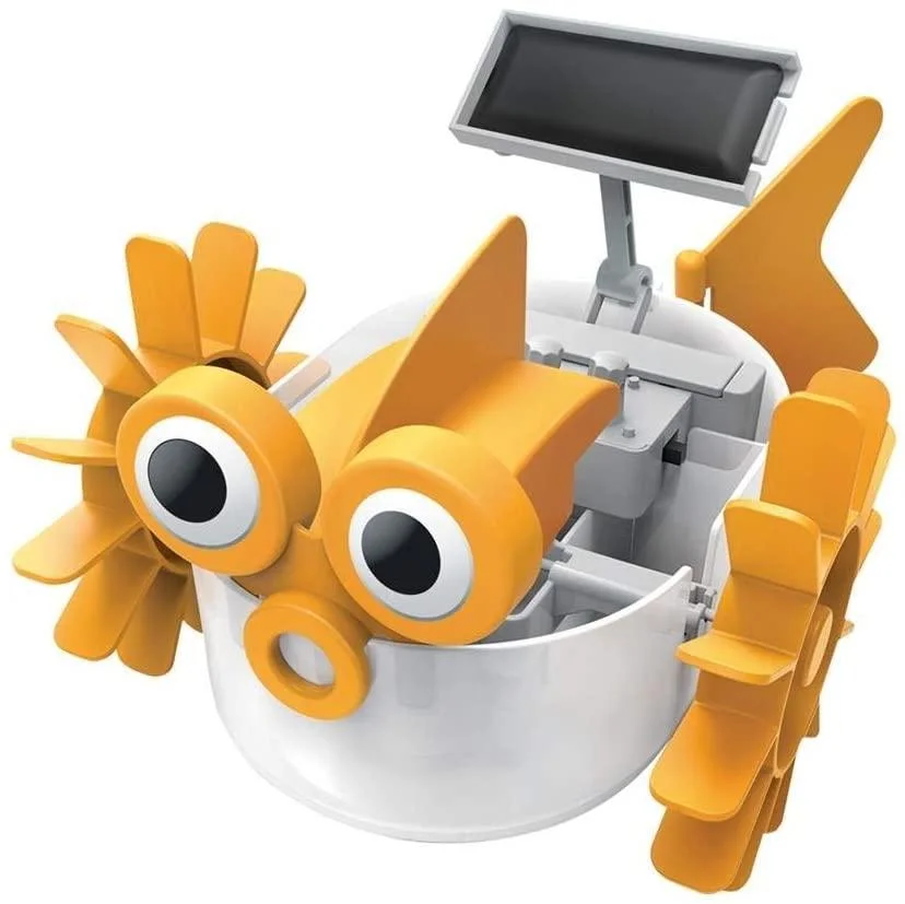 solar toy in boat