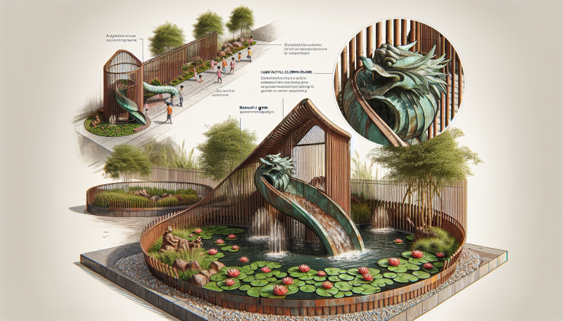 dragon slide pond