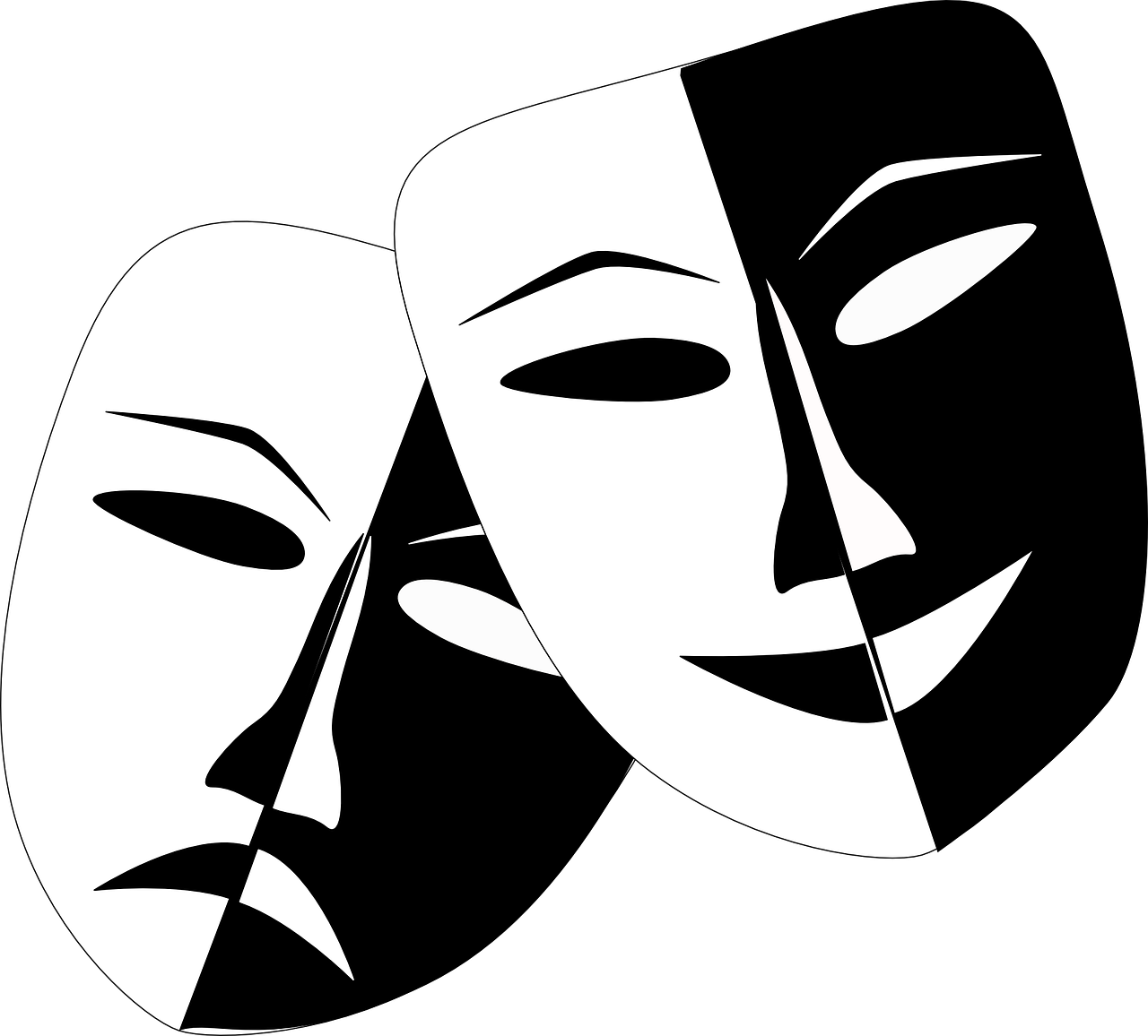 Theatre masks Theatre masks